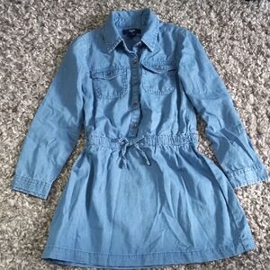 Kids GAP Kids Blue Denim Dress Size S Girl